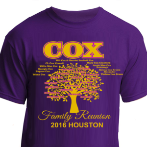 Cox Family Reunion T-Shirt